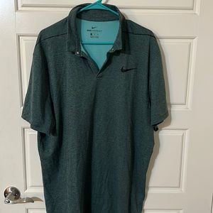 Green Nike XXL Aeroreact polo